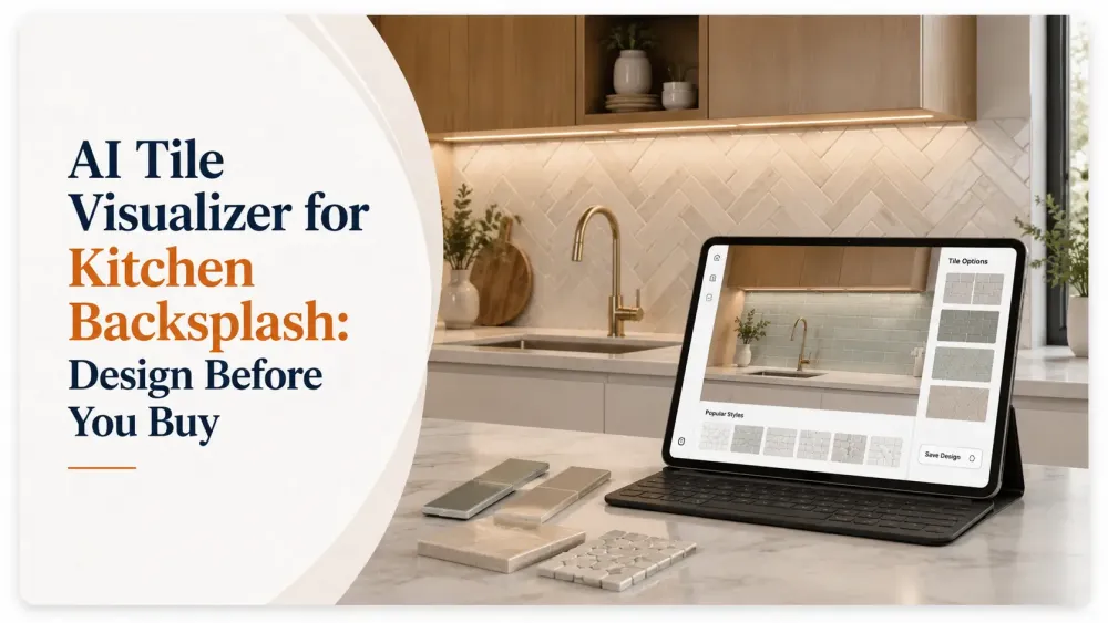 Ai Tile Visualizer за кухненски гръб: Проектирайте преди да купите