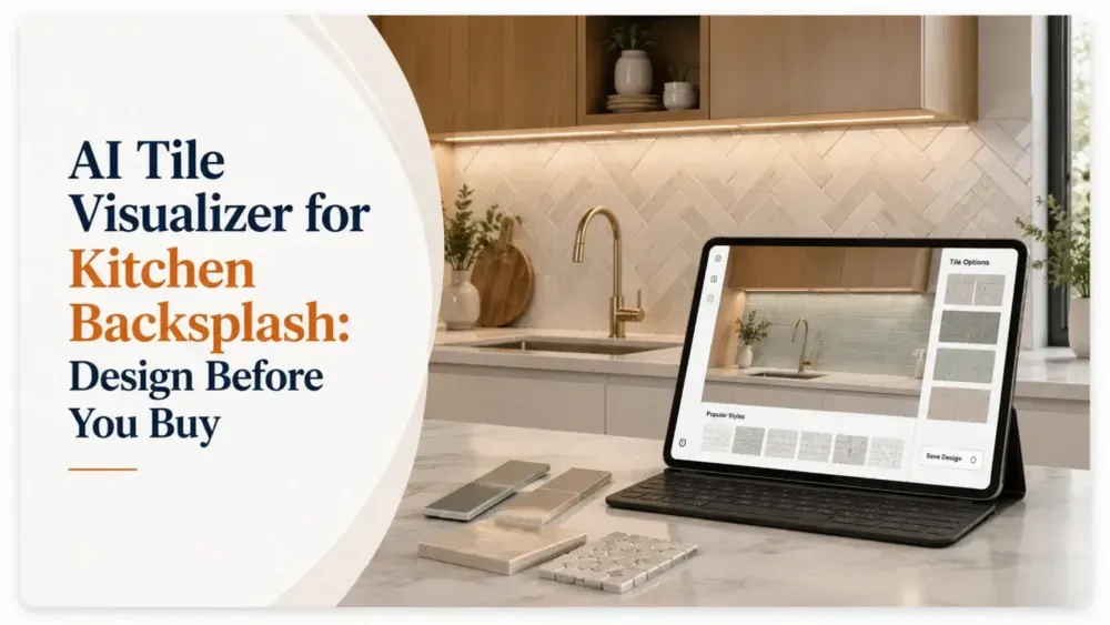Ai Tile Visualizer за кухненски гръб: Проектирайте преди да купите