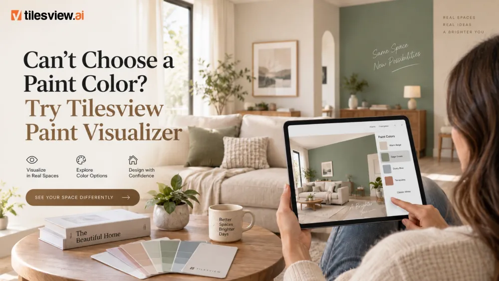 Не можете да изберете цвят на боя? Опитайте Tilesview Paint Visualizer